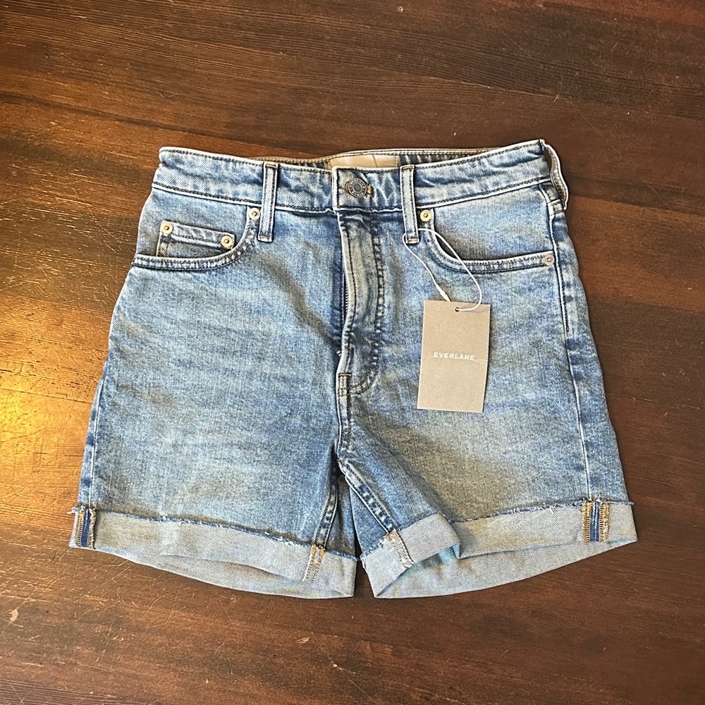 Everlane Light Blue Jean Shorts